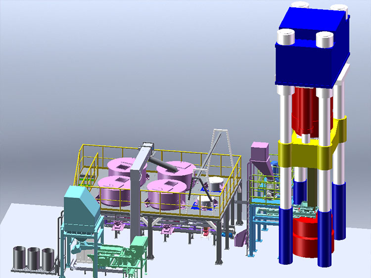 海綿鈦鈦合金全自動色選混布料稱重系統(tǒng)