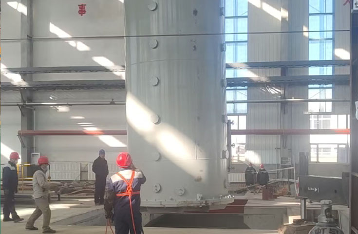 百盛金山鈦業(yè)繼1號電子束冷床熔煉EB爐投產(chǎn)運行一年后2號EB爐開始安裝